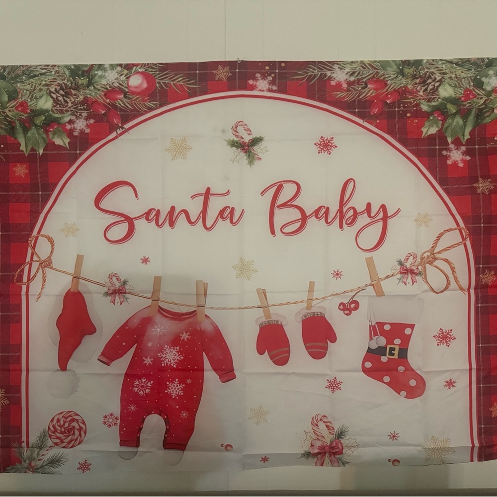 Santa baby Backdrop